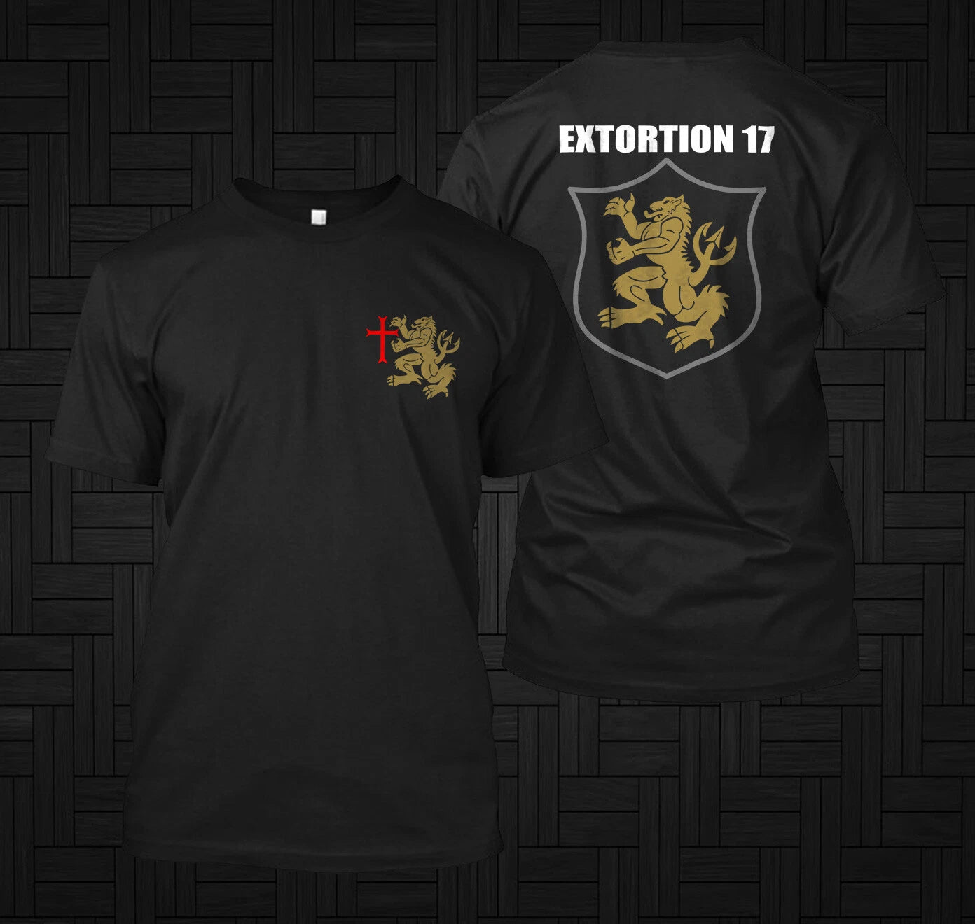Navy SEALS EXTORTION 17 Gold Squadron NSWDG - Custom front and back t-shirt tee