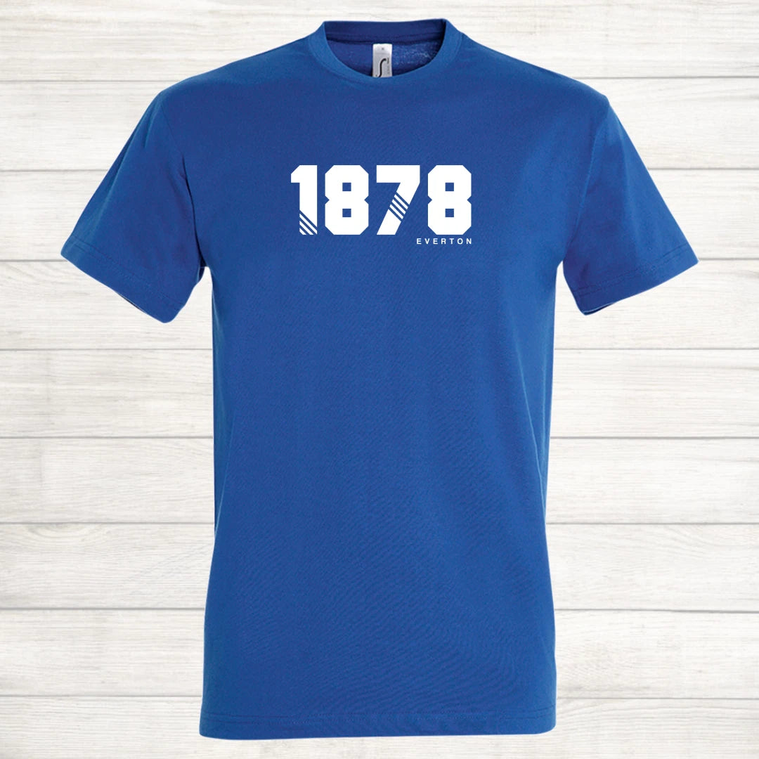 Everton Football Shirt 1878 Est Year Retro Gift Casual T Shirt