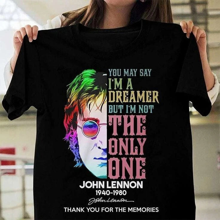 John Lennon T-Shirt Unisex Adult Size S to 3XL