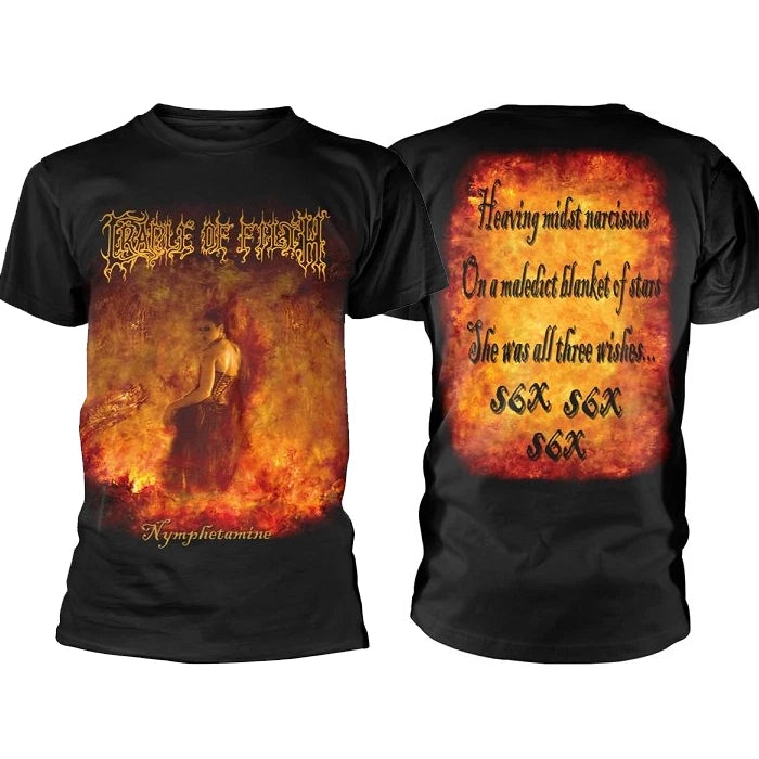 Vintage Styles CRADLE OF FILTH Nymphetamine Album Shirt