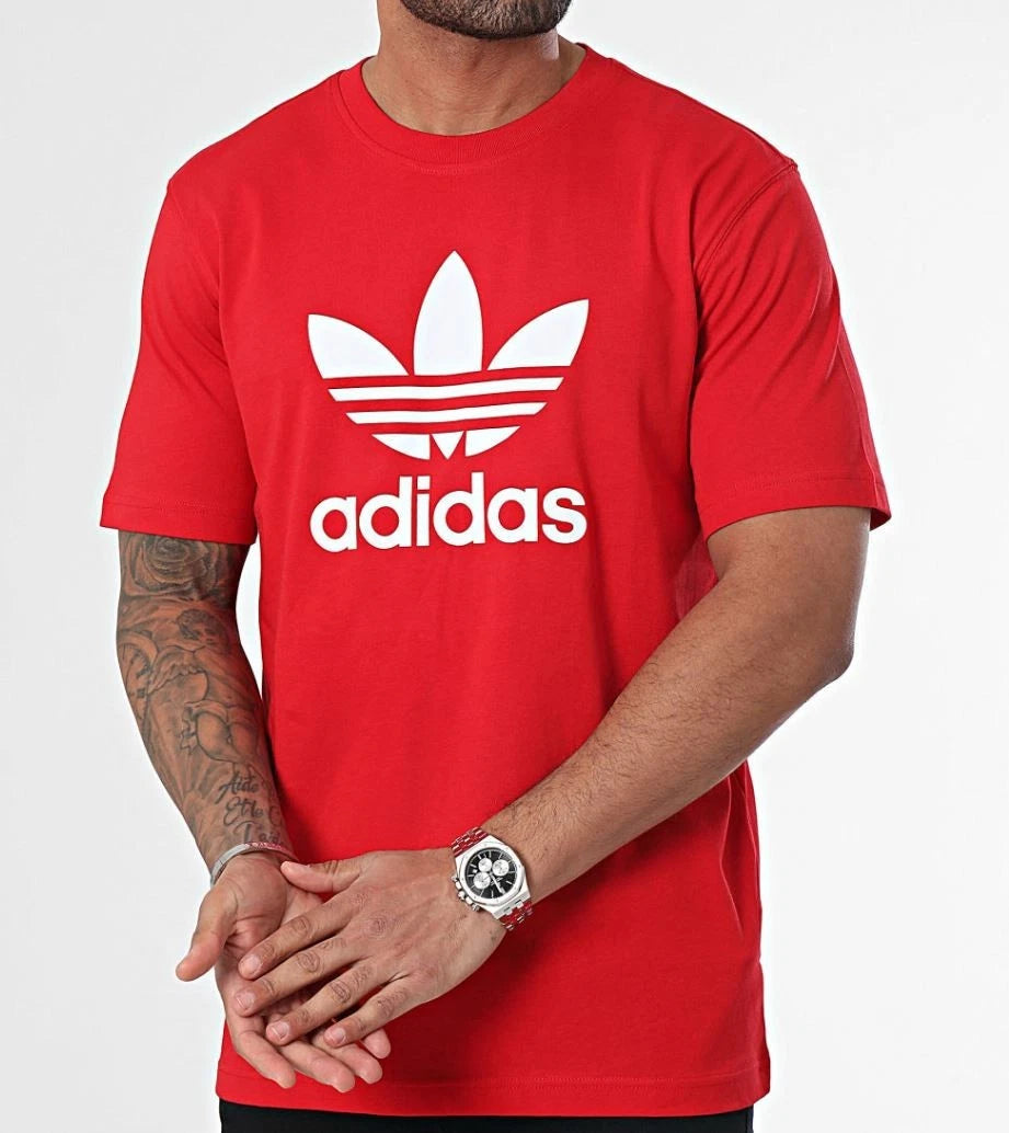 NEW MENS ADIDAS ORIGINALS TREFOIL TEE SHIRT ~SIZE LARGE #IR8009