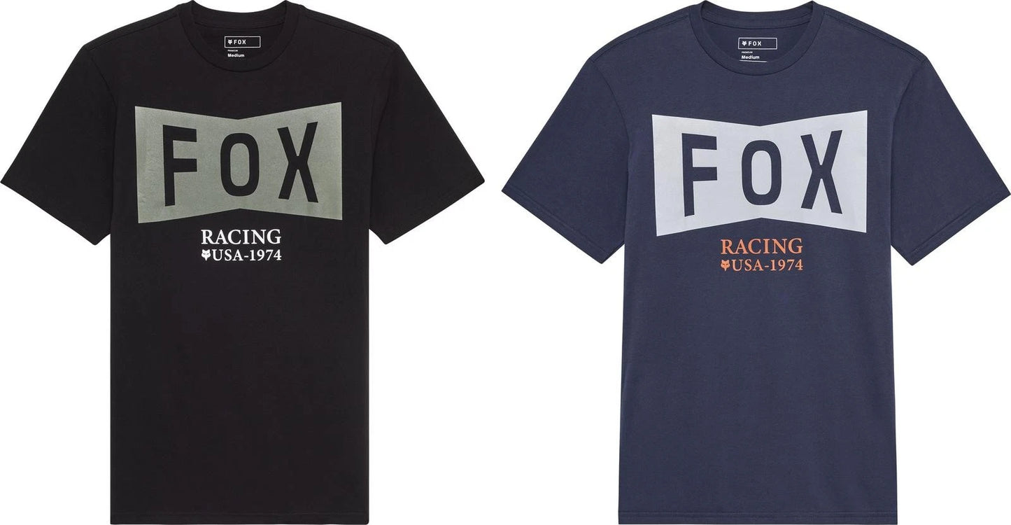 Fox Racing Typeface Premium T-Shirt - Graphic Tee Casual Everyday Moto MX