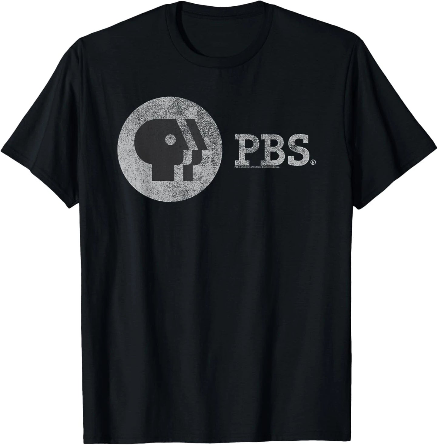 PBS Distressed Vintage Logo Public Broadcasting Unisex T-Shirt