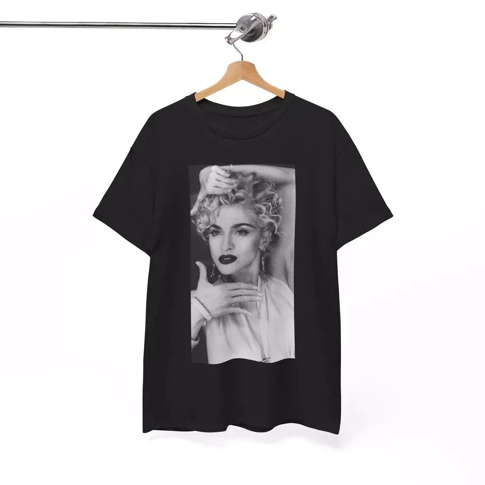 Madonna Tshirt Vintage Album Art retro Queen Music Unisex Heavy Cotton Tee