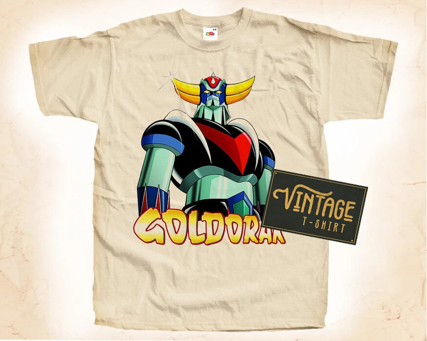Goldorak V3 Vintage T Shirt for Men Woman Unisex NATURAL S-5XL
