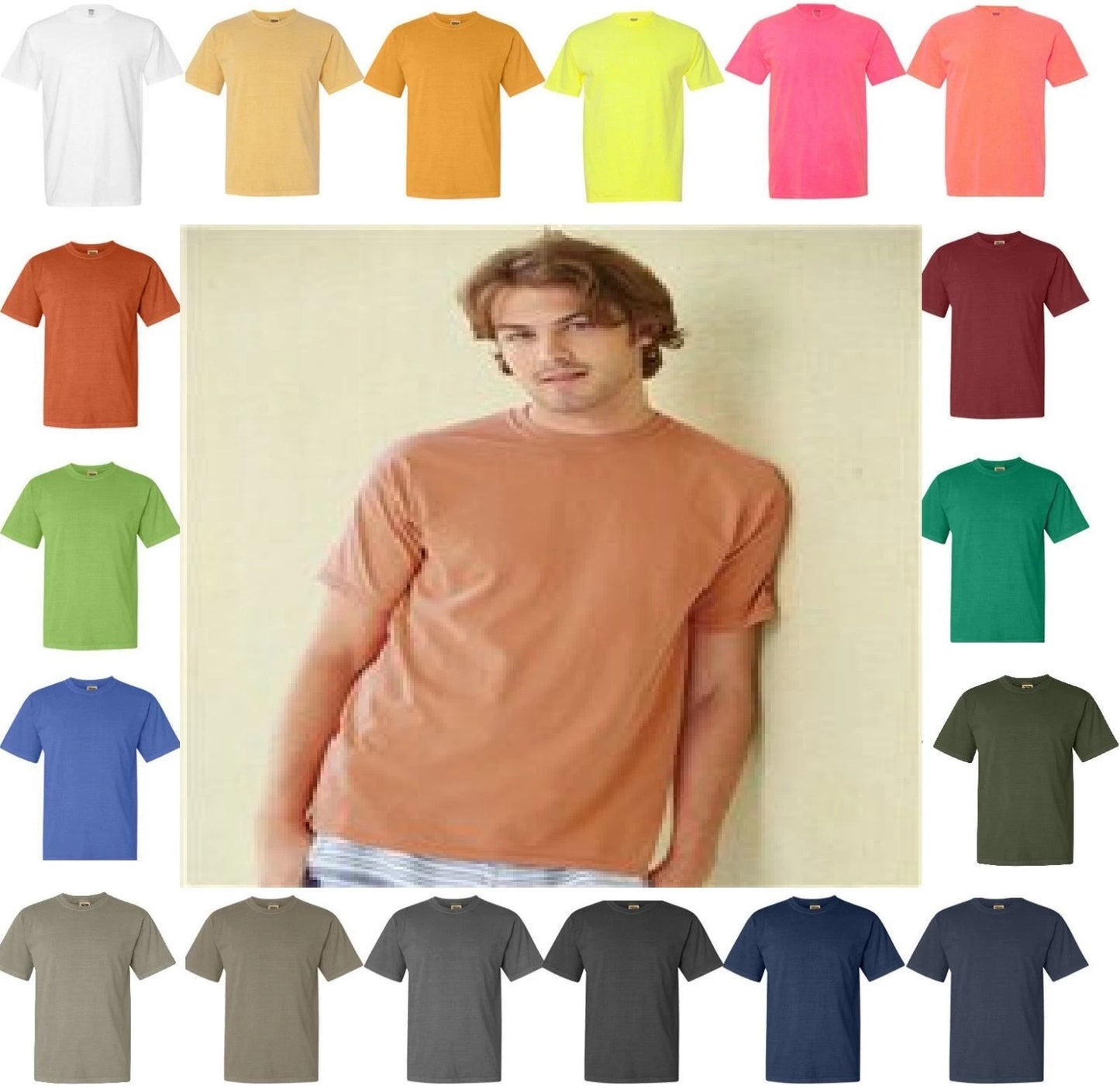 Comfort Colors Pigment Dyed Short Sleeve 100% Ringspun Cotton T-Shirt 1717 Sale!