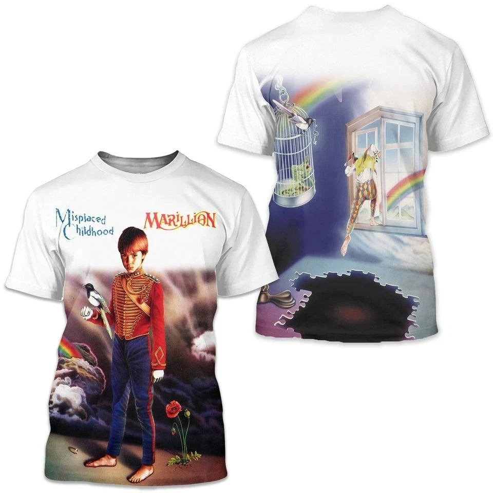 Hot Marillion Merch 3D Shirt, 90S Rock Legends All- All Size T-Shirt U18.704