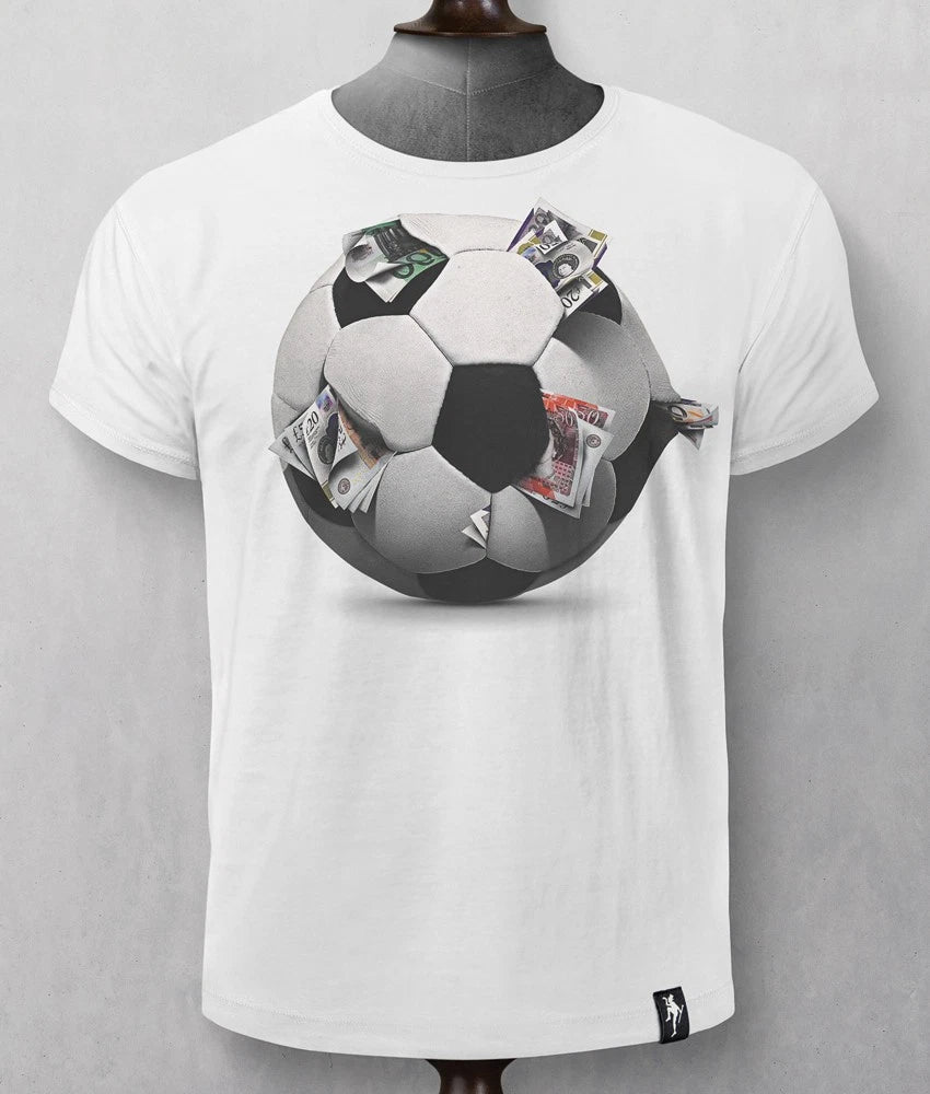 Dirty Velvet Clothing - 100% Organic Cotton ‘Moneyball' T-shirt (XXL & 3XL)