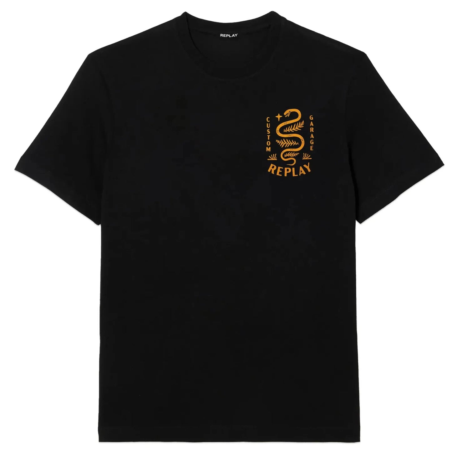 Replay T-Shirt - Mens Replay Custom Garage Snake T-Shirt - M6836.2660 - BNWT