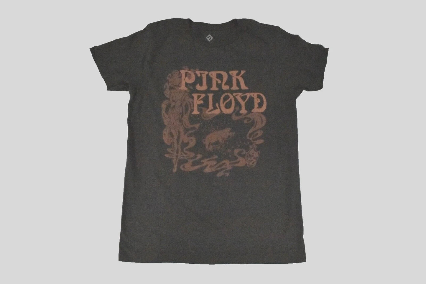 Pink Floyd Men's Soft Hand Screen Print Black Overdye Over Dyed Shirt NWT M,L,XL