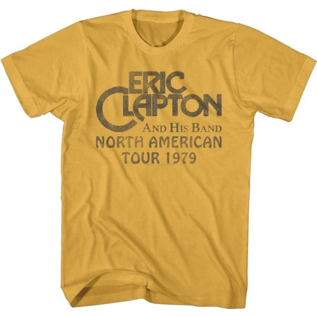 Eric Clapton and His Band North American Tour 1979 Men's Unisex Concert T-shirt