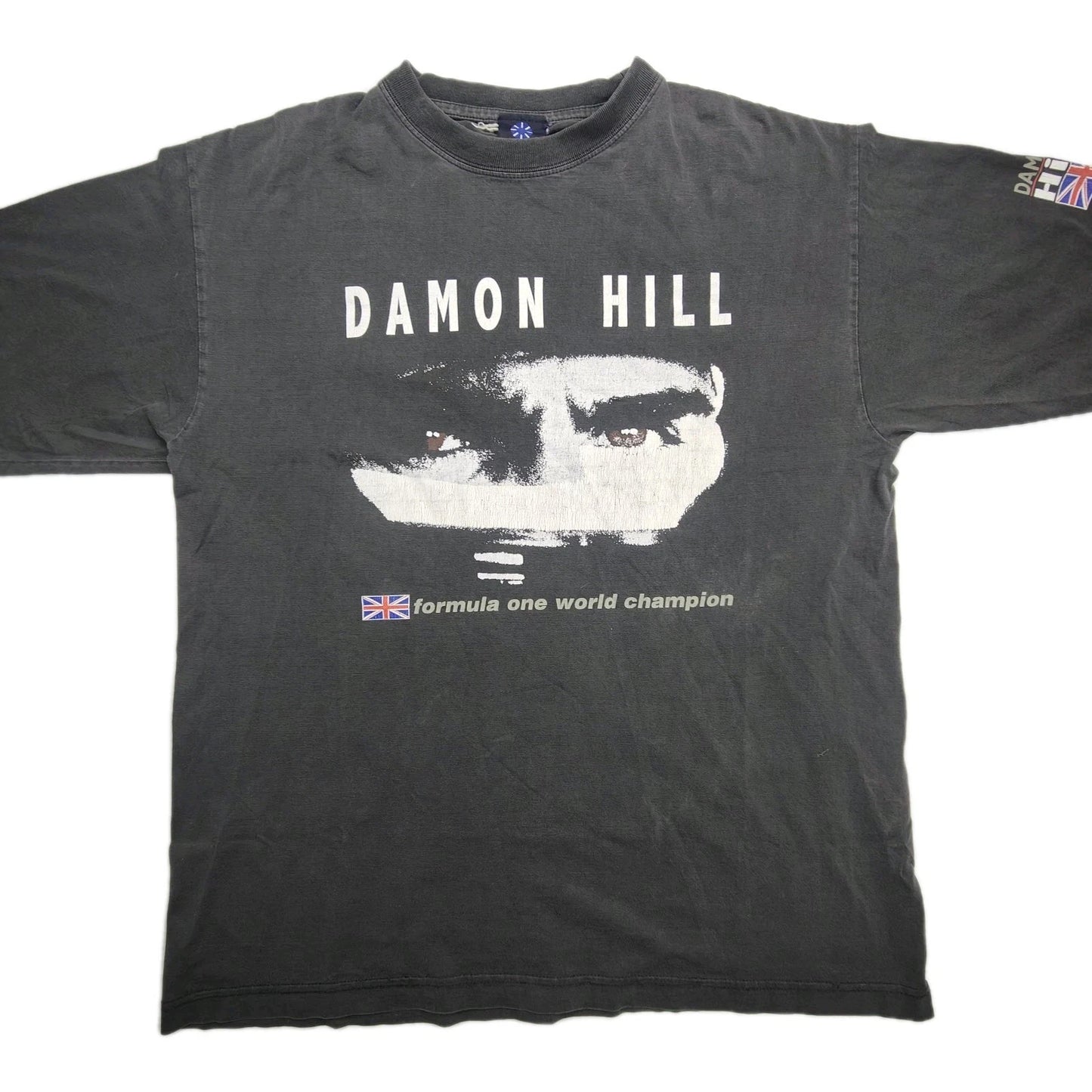 Damon Hill F1 T-Shirt Mens Medium 1999 Grand Prix Vintage Formula 1 Racing Retro