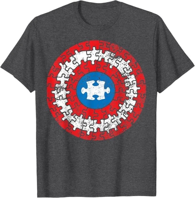 Autism Awareness Captain Shirt Support Autistic Superkid T-Shirt