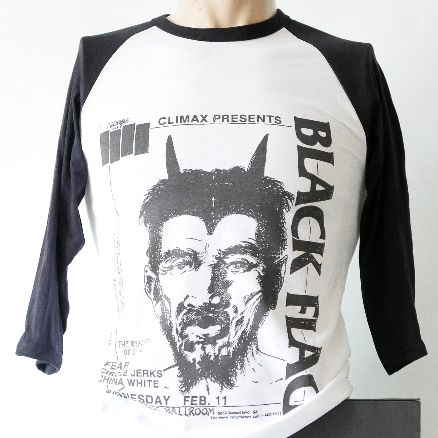 Hardcore Punk Rock Long Sleeve Baseball T-shirt Unisex S-3XL*