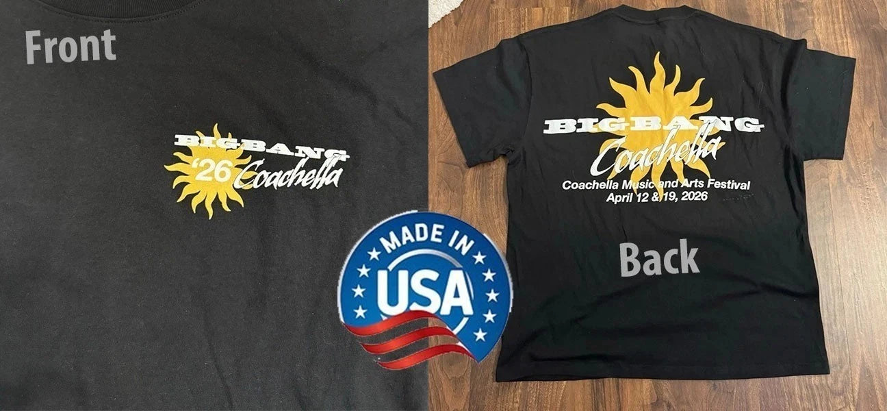 BIGBANG Coachlla 2026 T-Shirt Reprint