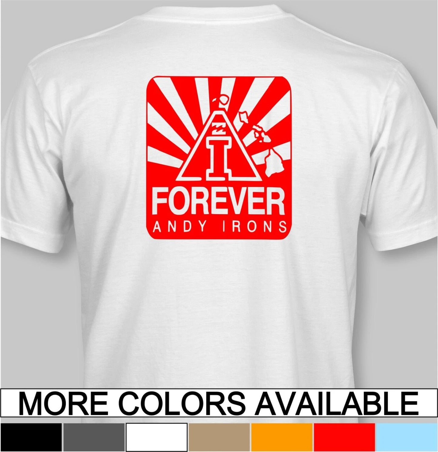 Andy Irons Forever Retro T-Shirt surf surfing california hawaii