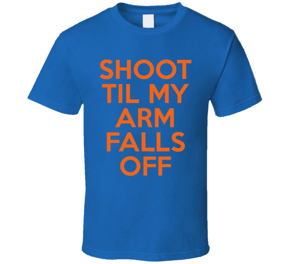 Kevin Durant Shoot Till My Arm Falls Off Basketball T Shirt