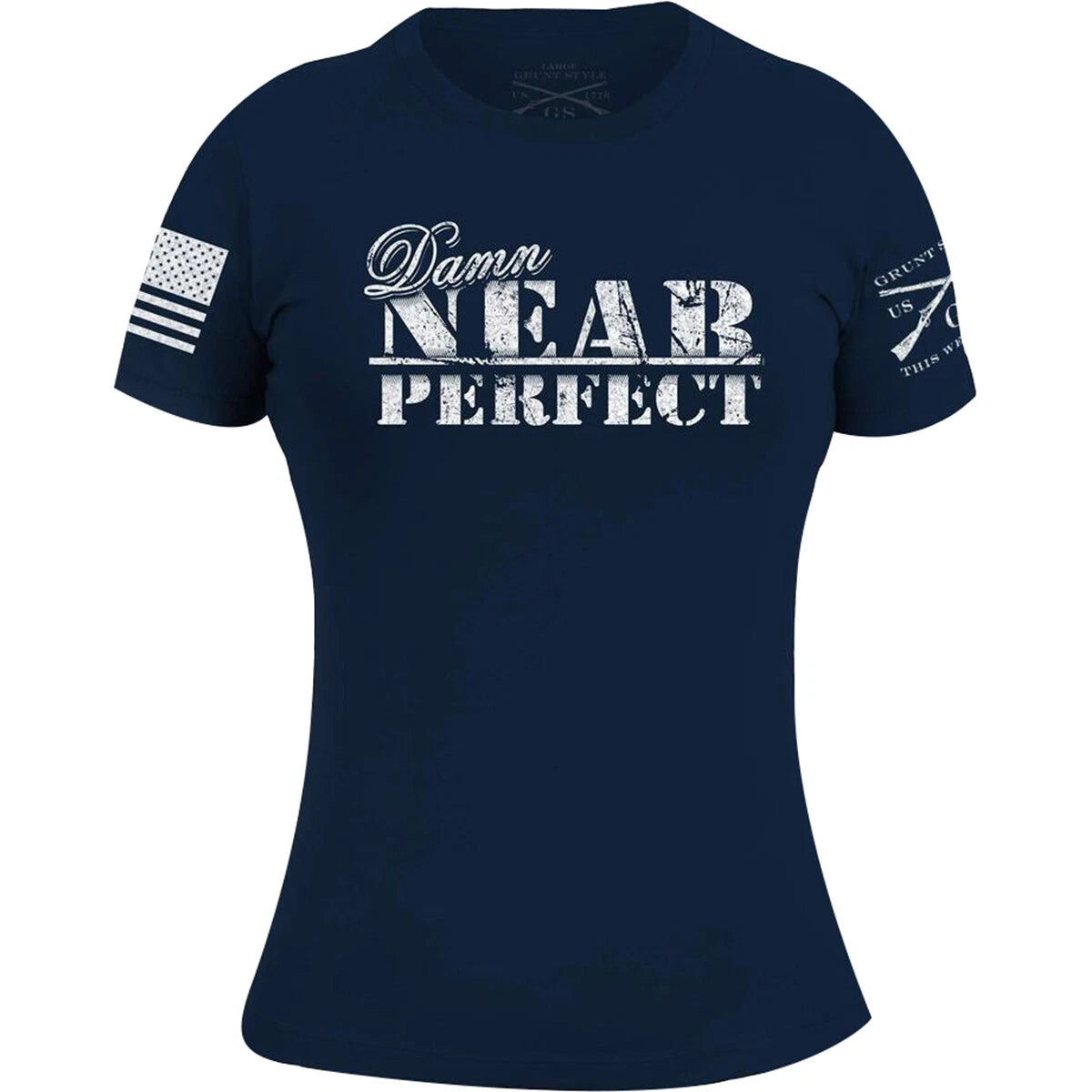 Grunt Style Women's Damn Near Perfect Crewneck T-Shirt - Midnight Navy