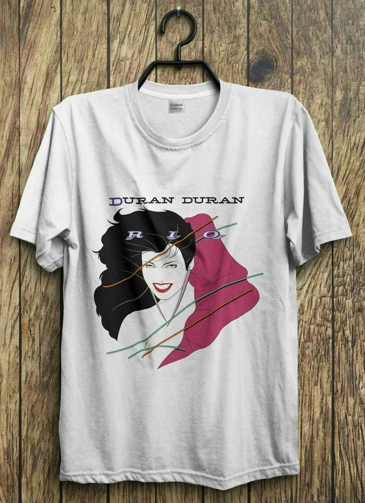 T-shirt Funny Size M-3XL Vintage Duran Duran Rio Tour 1982 CANADA