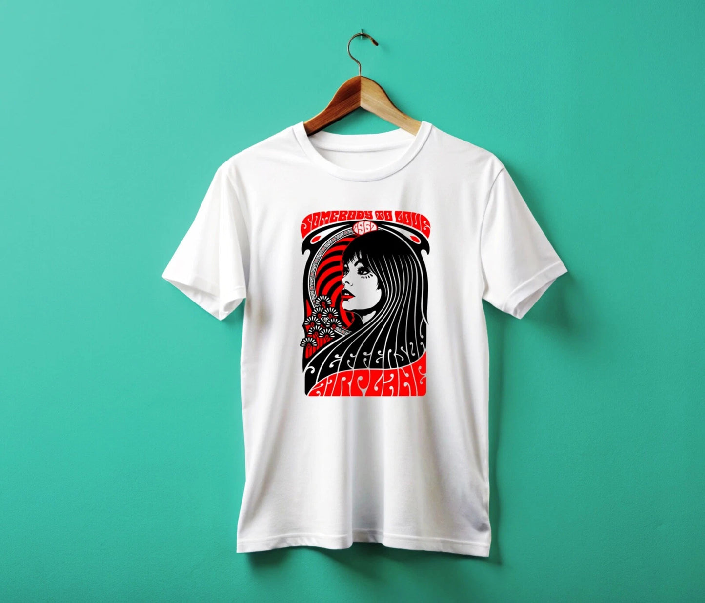 Jefferson Airplane Custom t-shirt WHITE