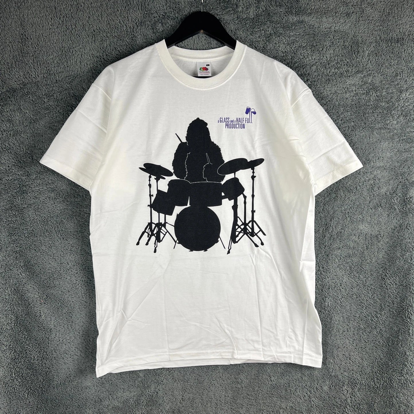 Vintage Cadbury Gorilla Promo T-Shirt White Mens Large Retro Nostalgic Y2K