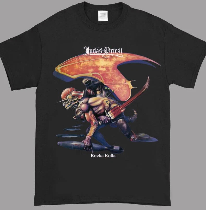 Judas Priest Rocka Rolla Rare New Black T-Shirt