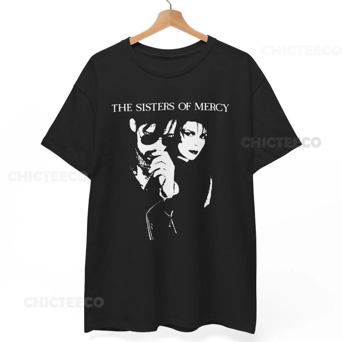 Sisters of Mercy Tshirt Gothic Deathrock Goth Post Punk, Unisex Tee