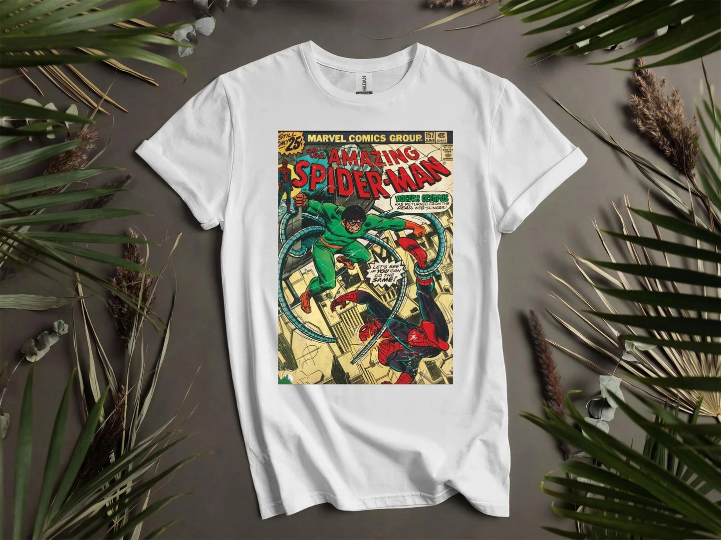 Vintage Marvel Spider-Man T-shirt T shirt Men Women Unisex Tshirt L158