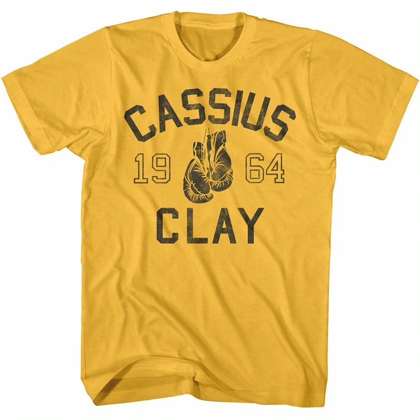Muhammad Ali Cassius Clay 1964 Men's T Shirt Vintage Boxing Gloves