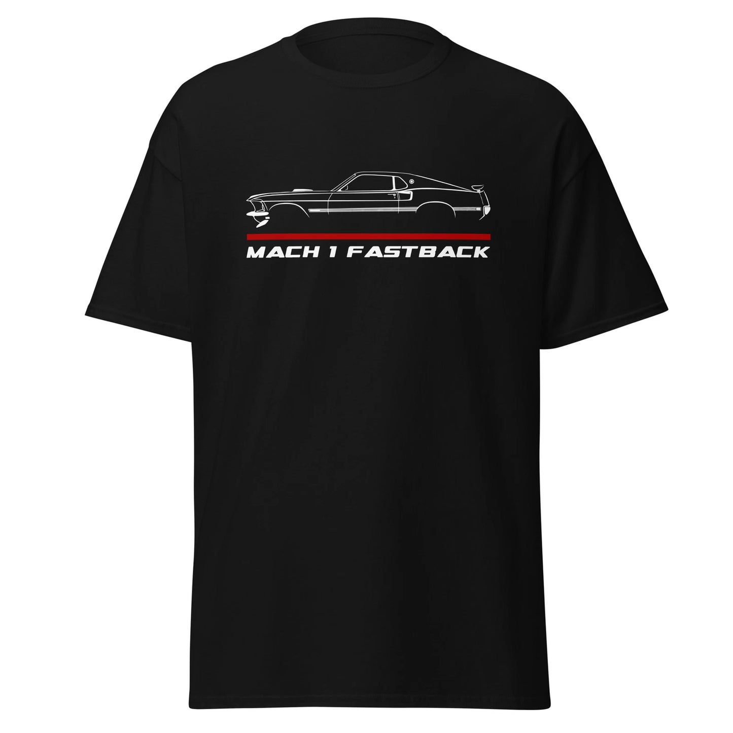 Premium T-Shirt For Ford Mustang Mach 1 Fastback 1969 Car Enthusiast Gift