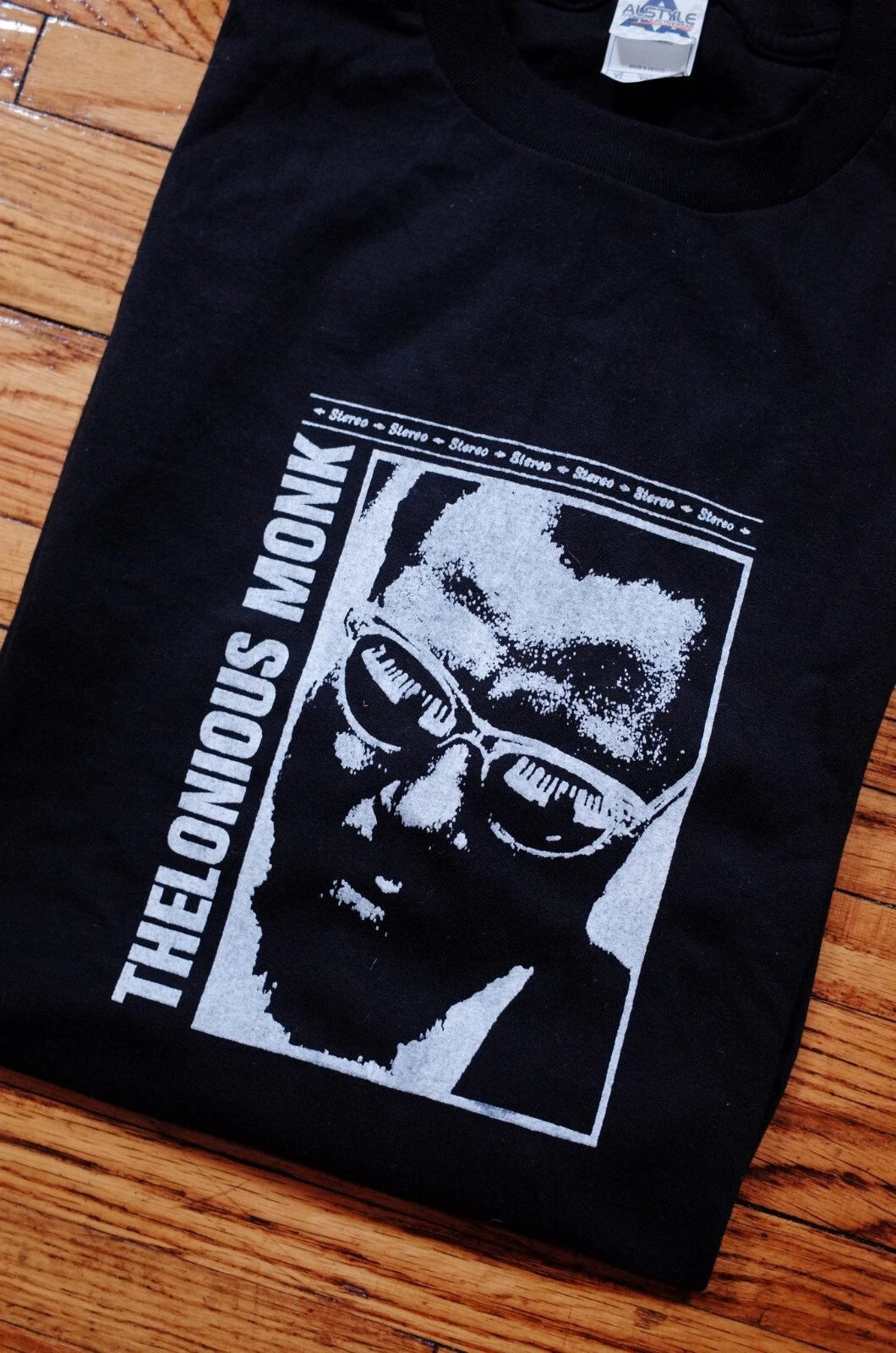 Vintage Thelonious Monk Jazz Black T-Shirt, Davis Coltrane Mingus, Blue Note