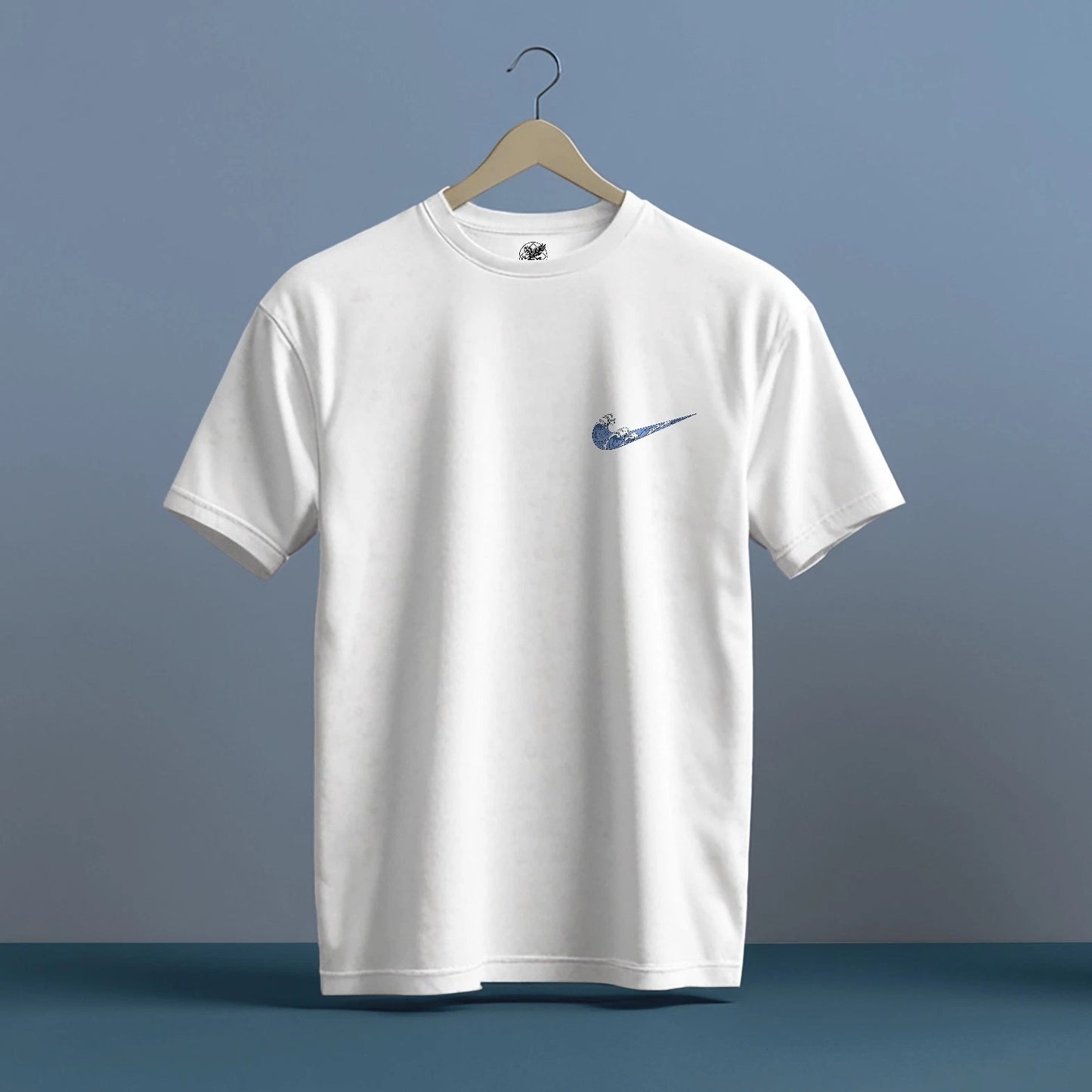 CUSTOM NIKE WAVES LOGO HIGH QUALITY HEAVY COTTON T-SHIRT (UNISEX)