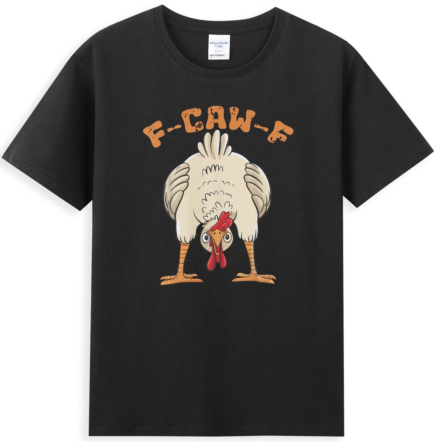 F-Caw-F Chicken Funny Rooster Meme Quote Vintage Men's T-Shirt