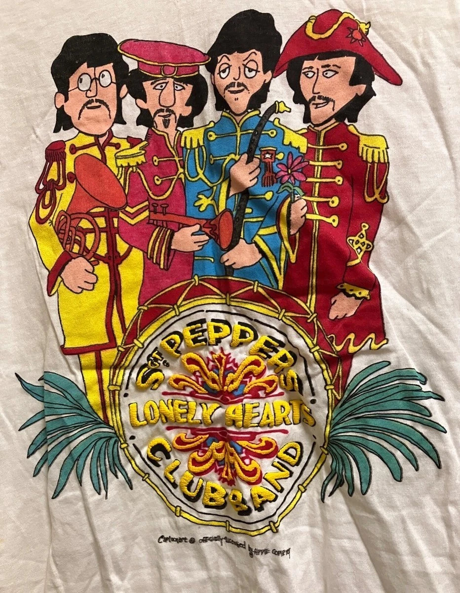 Rare The Beatles Cartoon Reprinted Collectible Shirts Collection S-5XL U18.172