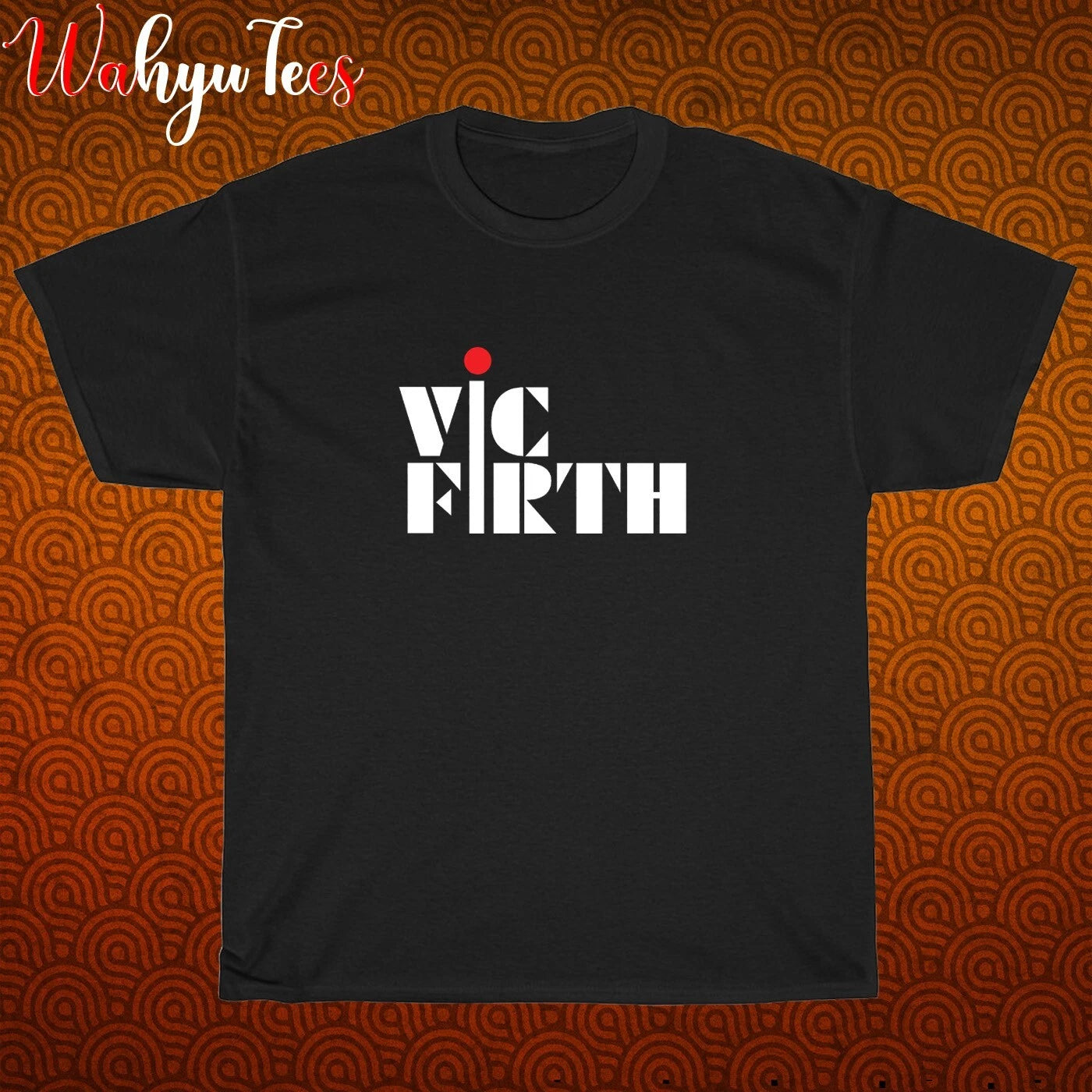 New Vic Firth Logo Black/Grey/Navy/White Size S-5XL Unisex T-Shirt