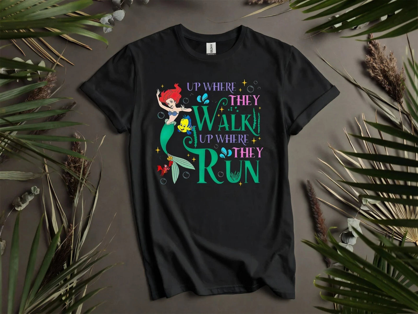 Little Mermaid Ariel Princess Up Where Hoodie Tshirt Men Women Unisex AD720