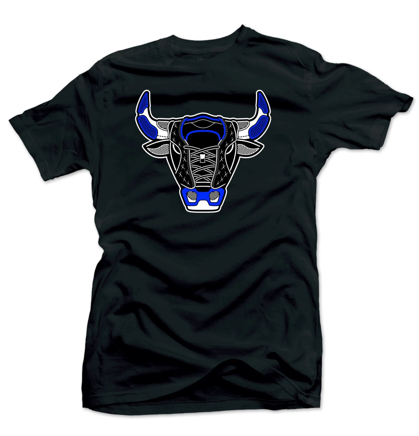 Shirts to Match Jordan 5 Racer Blue Sneakers.Bull 5 Tees