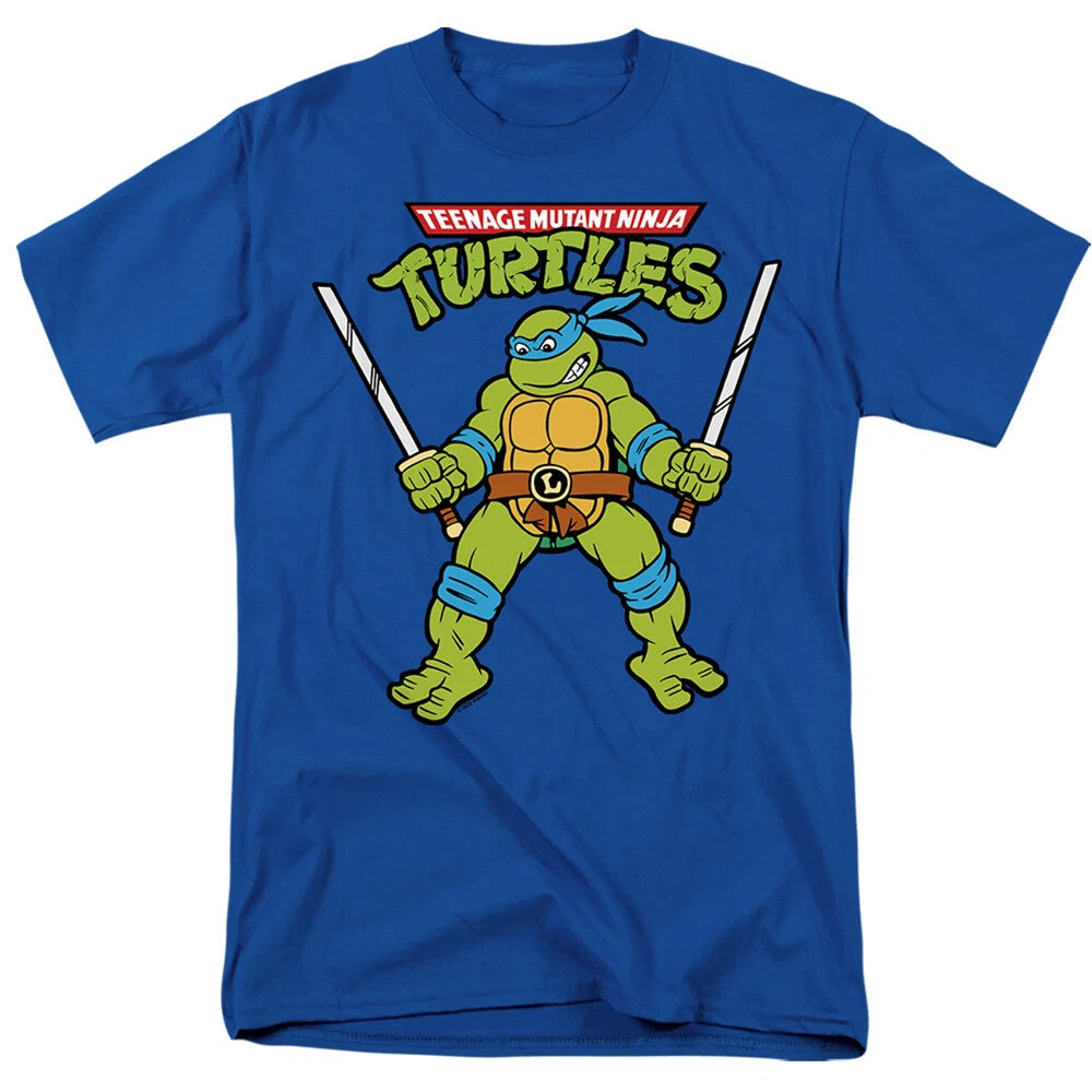 Teenage Mutant Ninja Turtles Retro Leo Men’s T-Shirt S-5XL Licensed Tee