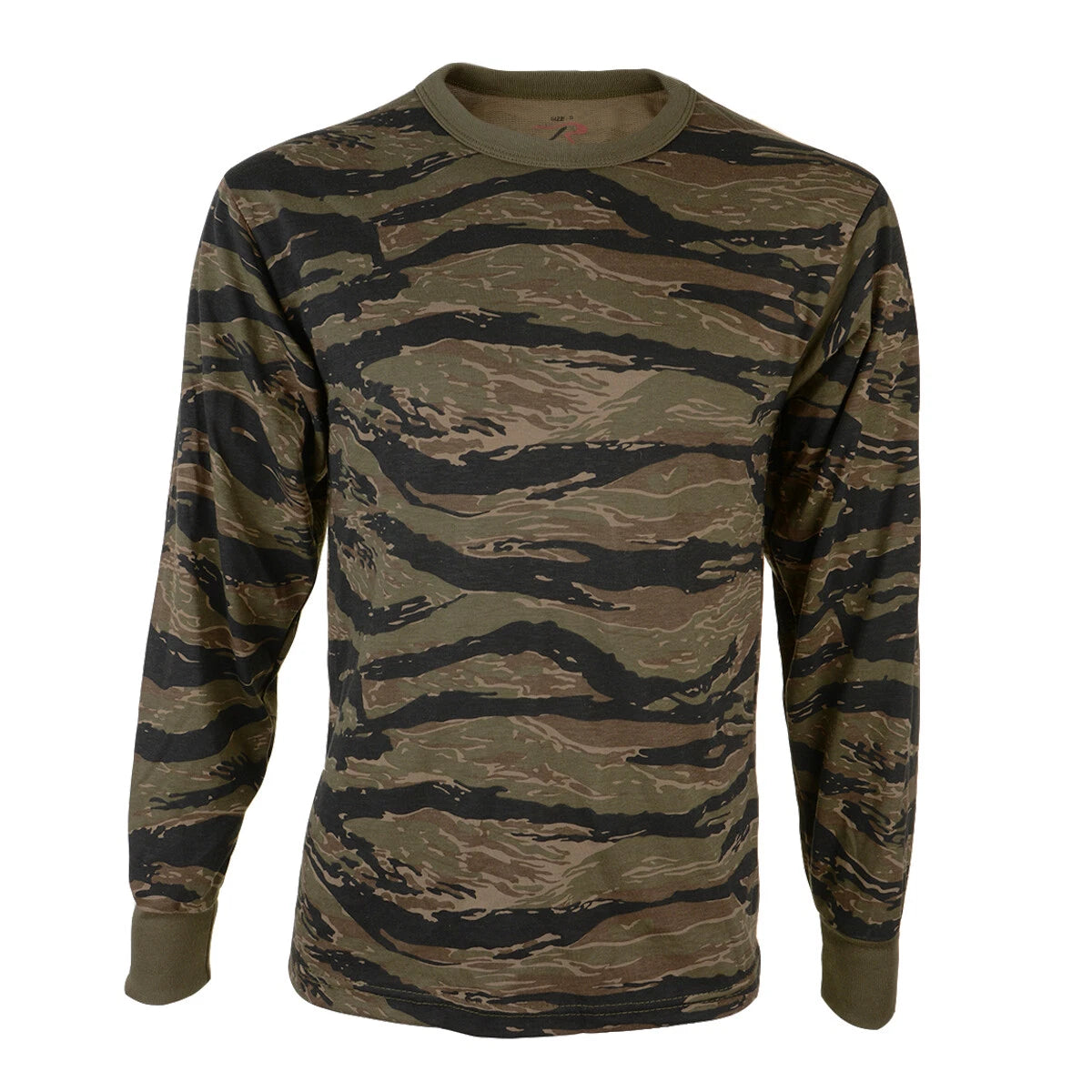 Rothco Long Sleeve Lightweight Tiger Stripe Camo T-Shirt - Military Inspired