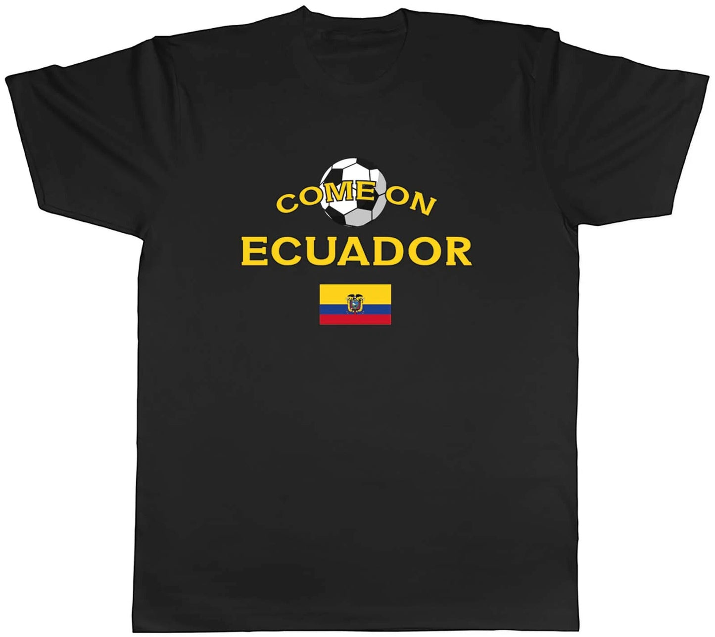 Mens T Shirt Ecuador Football Come On Sports Unisex Tee Gift