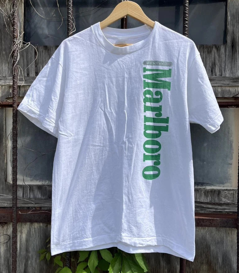 Marlboro Men's T-shirt White vintage Marlboro Menthol promo tee S-5XL