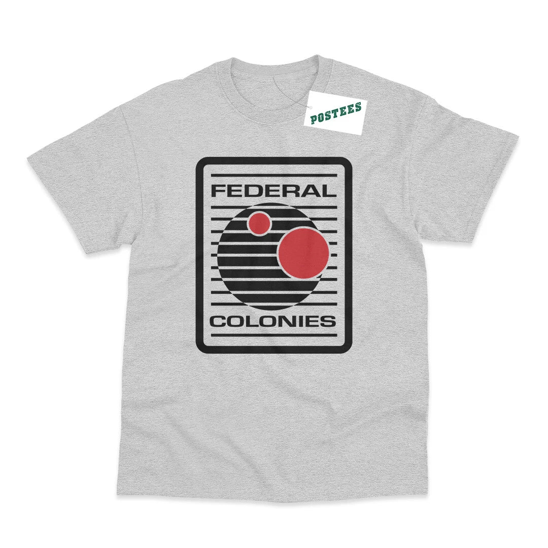 Federal Colonies Inspired by Total Recall Printed T-Shirt