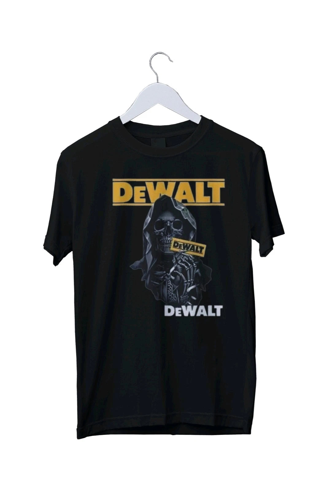 New DeWalt Skull Classic Graphic Mens Unisex T-Shirt S M L XL 2 3 4 XL