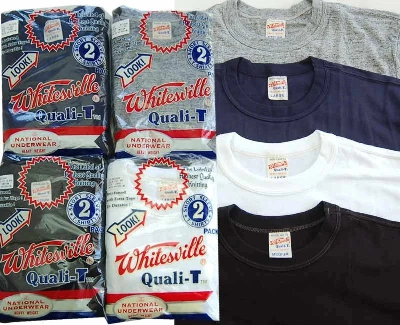Whitesville 2-PACK T-SHIRT Toyo enterprise New WV73544 Made in Japan