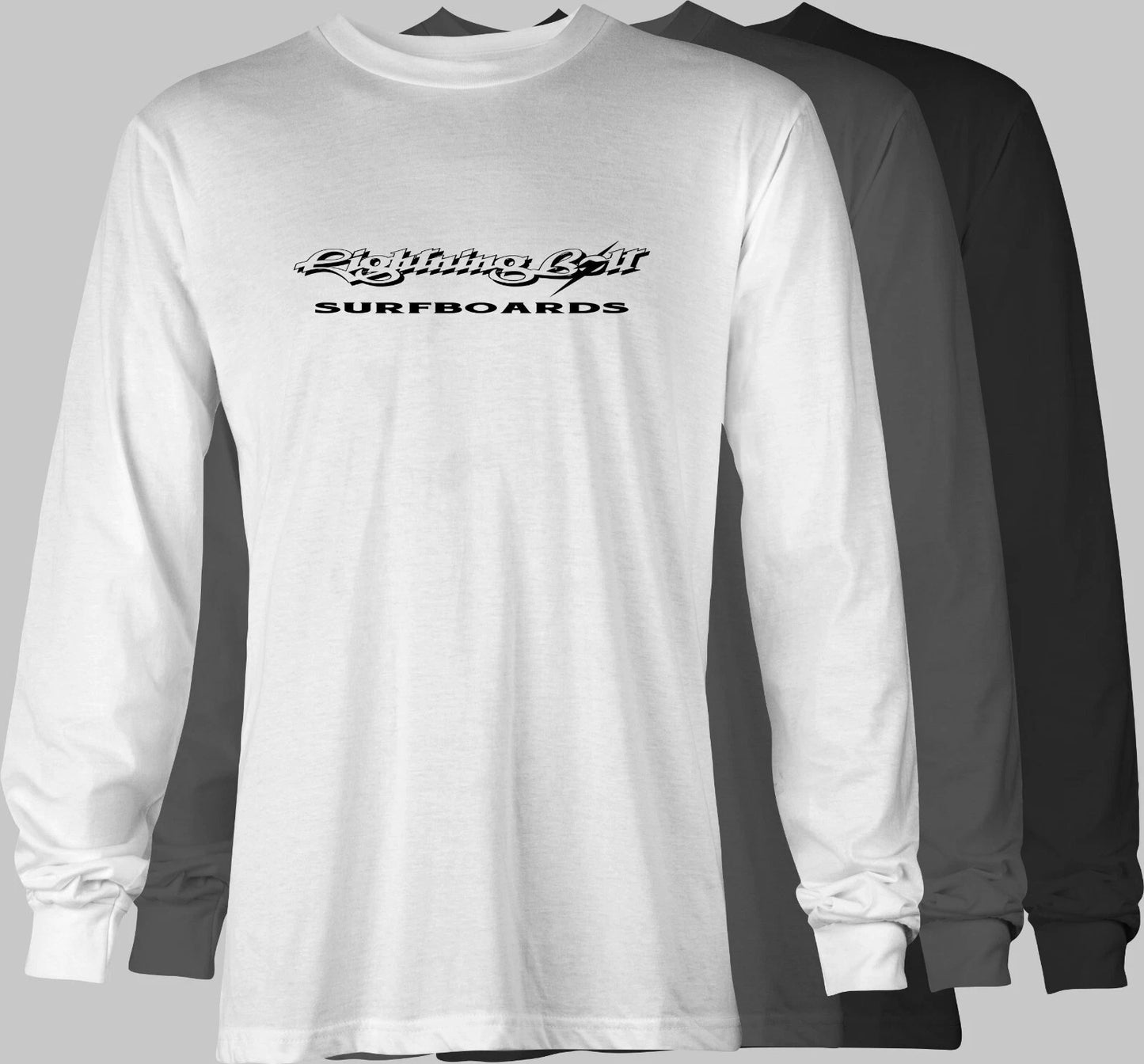 LIGHTNING BOLT Surfboards Long Sleeve Retro T-Shirt - surfing shop hawaii beach