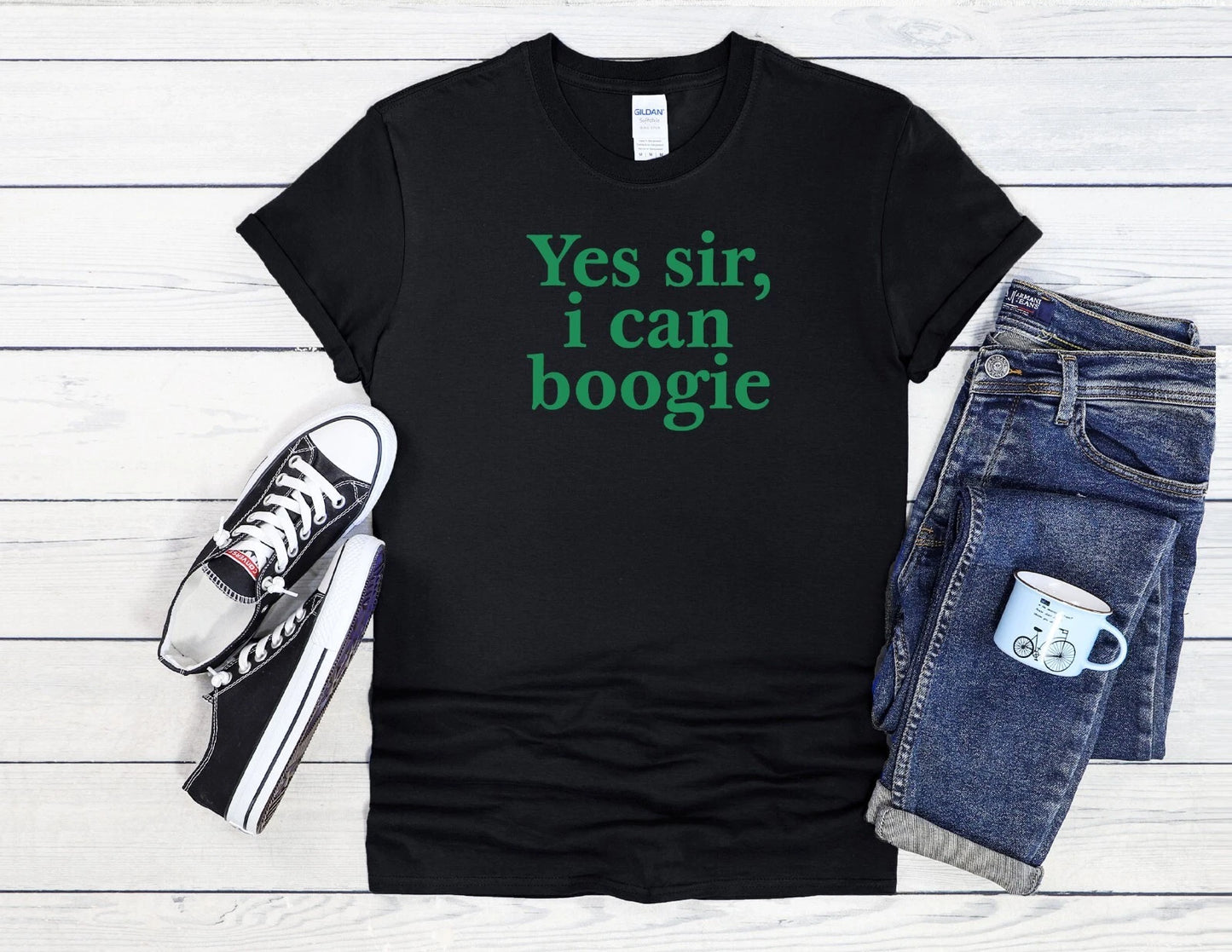 Yes Sir I Can Boogie T-Shirt Retro Men Women Unisex Shirt Hoodie Baseball 4163
