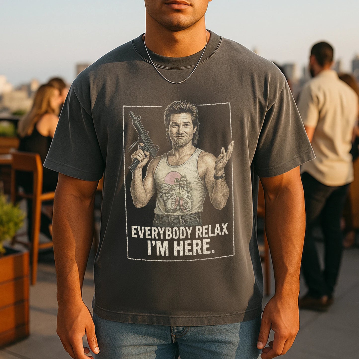 Big Trouble in Little China TShirt, Kurt Russell Jack Burton 80s Movie Tee