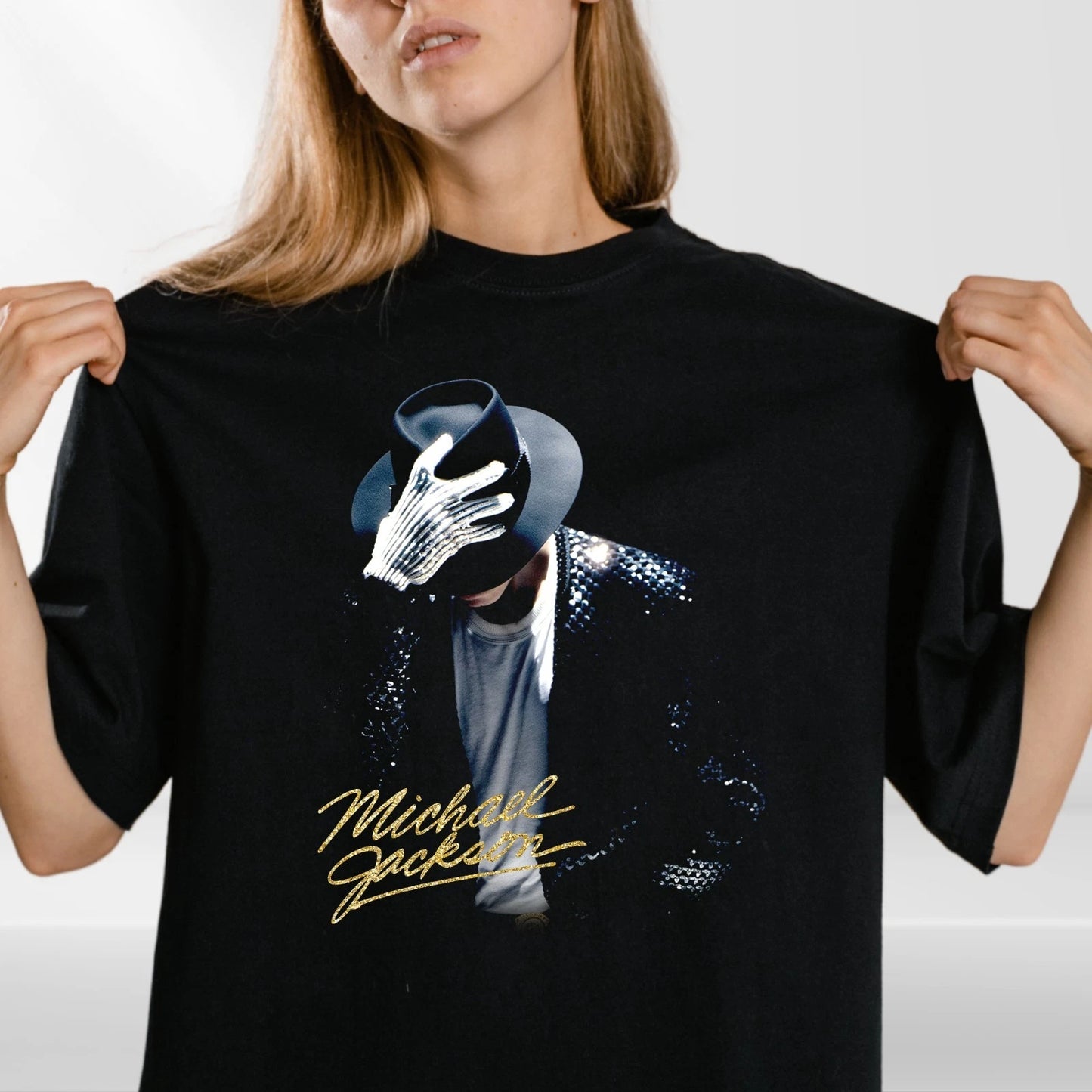 Michael Jackson 80s Thriller Crew Neck T-Shirt Unisex Tee
