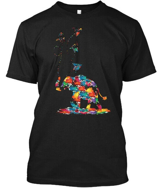 Elephant Paper Planes Tee T-Shirt Made in the USA Size S to 5XL