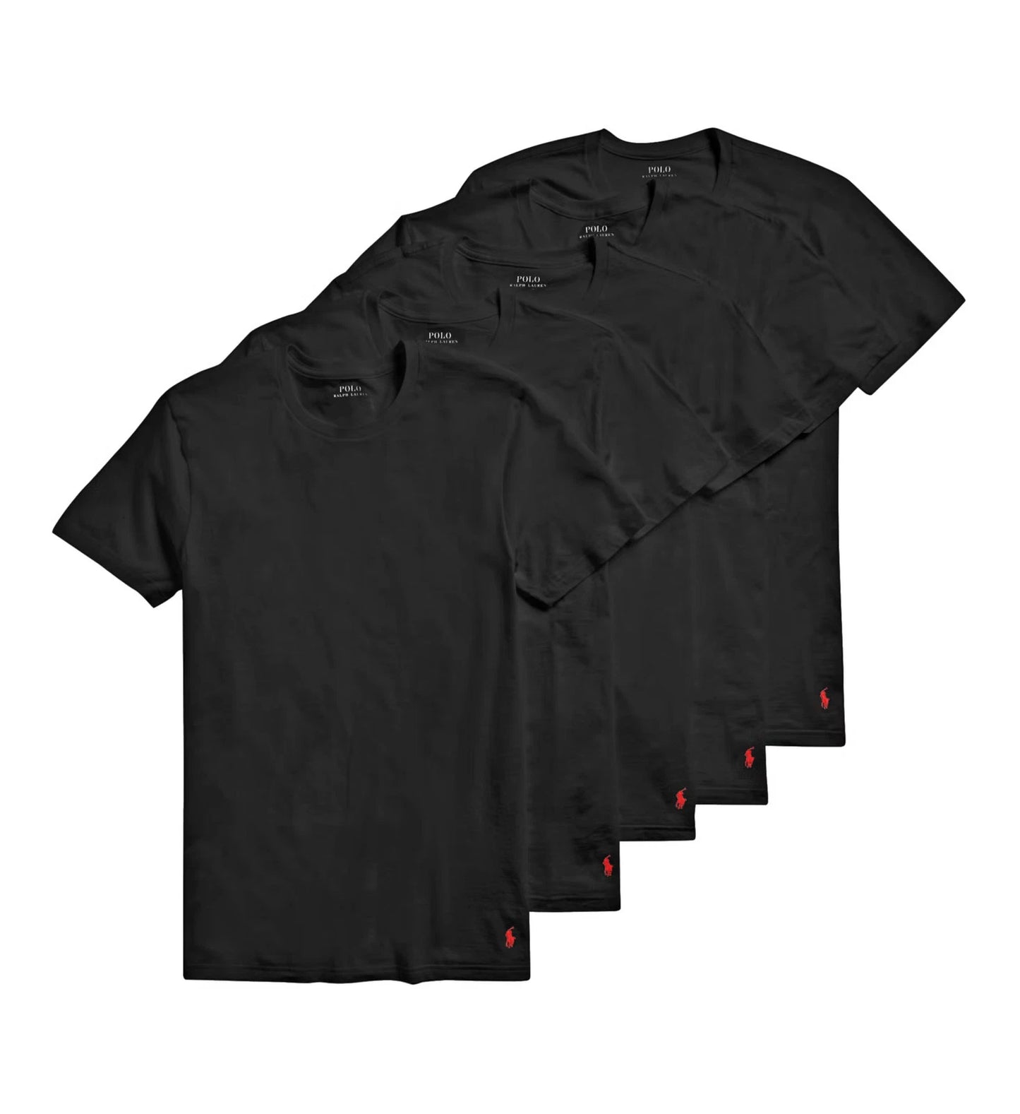 Polo Ralph Lauren NCCNP5 Cotton Classic Crew T-Shirt - 5 Pack